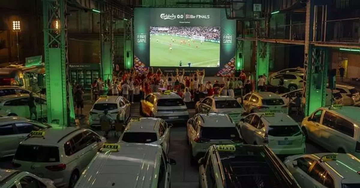 Carlsberg lays on the perfect ride to surprise taxi drivers during the UEFA Nations League Finals™ 2025