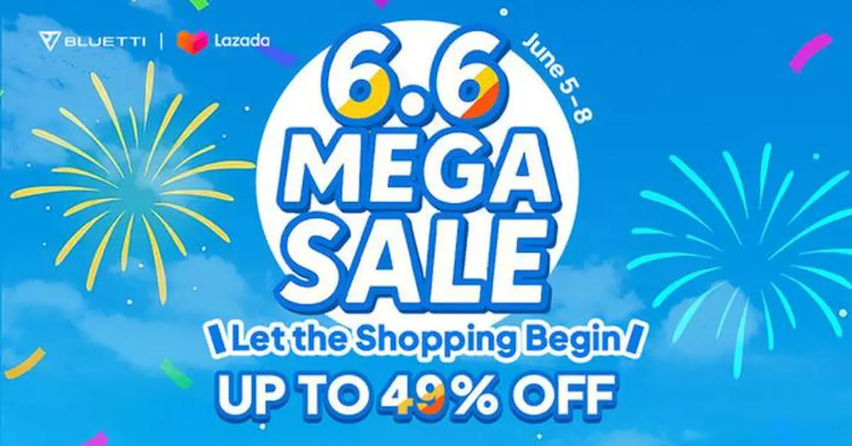 BLUETTI Joins Lazada 6.6 Midyear Sale with Big Savings on Portable Power Solutions