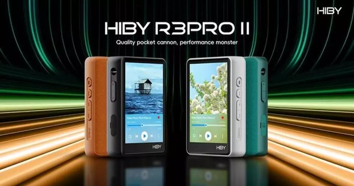 HiBy R3Pro II Now Available: "Pocket Cannon" Portable DAP with All-Ultrasuede® Design