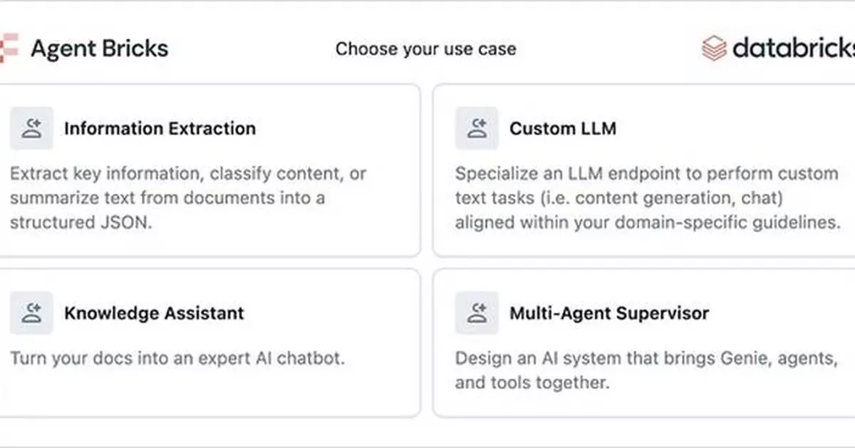 Databricks Launches Agent Bricks: A New Approach to Building AI Agents