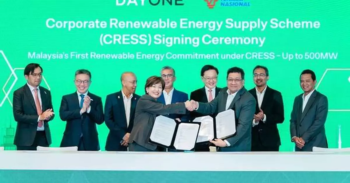 DayOne Signs Landmark CRESS Agreement with TNB to Secure Up to 500MW of Renewable Energy