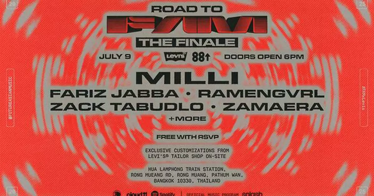 88RISING LAUNCHES "ROAD TO FAM - THE FINALE" WITH LEVI'S® AND FAM STUDIOS BANGKOK TO EMPOWER THE NEXT GENERATION