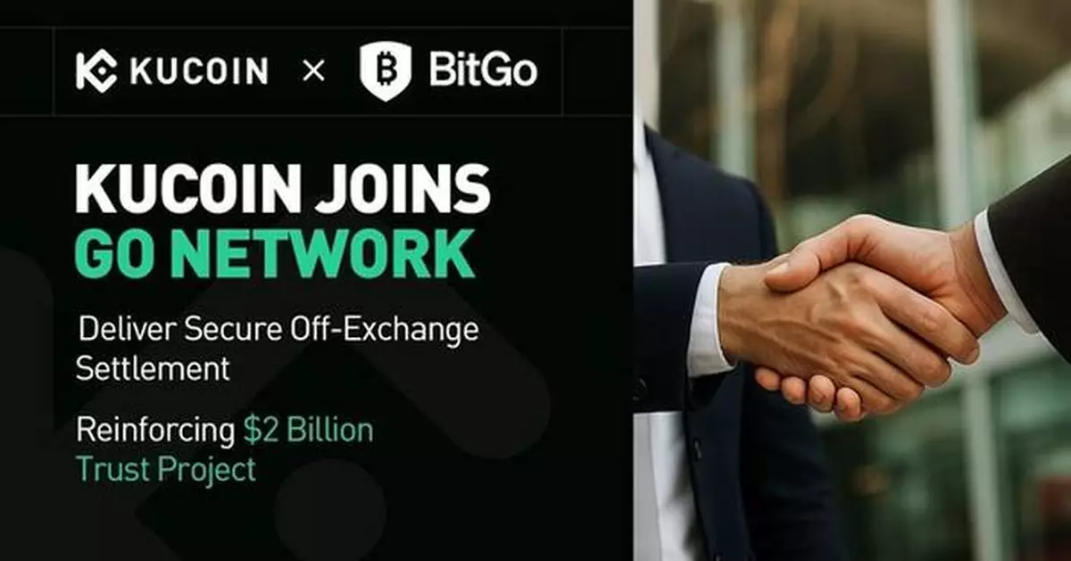 KuCoin Joins BitGo Singapore's Go Network for Off-Exchange Settlement, Reinforcing $2 Billion Trust Project