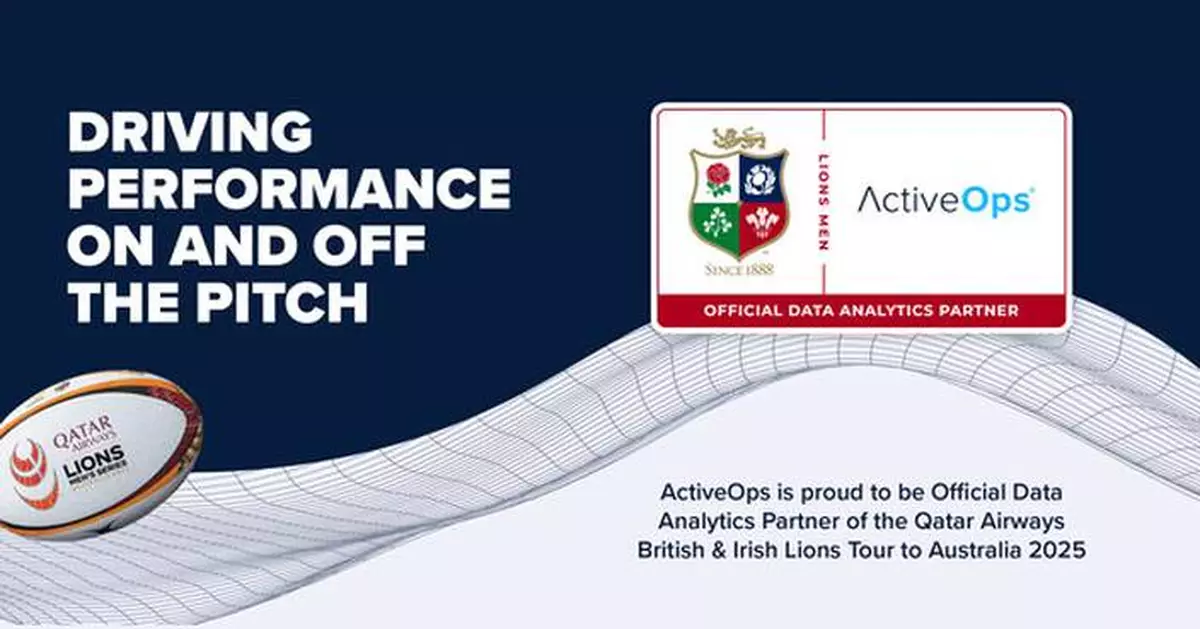 ActiveOps Announced as Official Data Analytics Partner of The British &amp; Irish Lions and the Qatar Airways British &amp; Irish Lions Men's Tour to Australia 2025