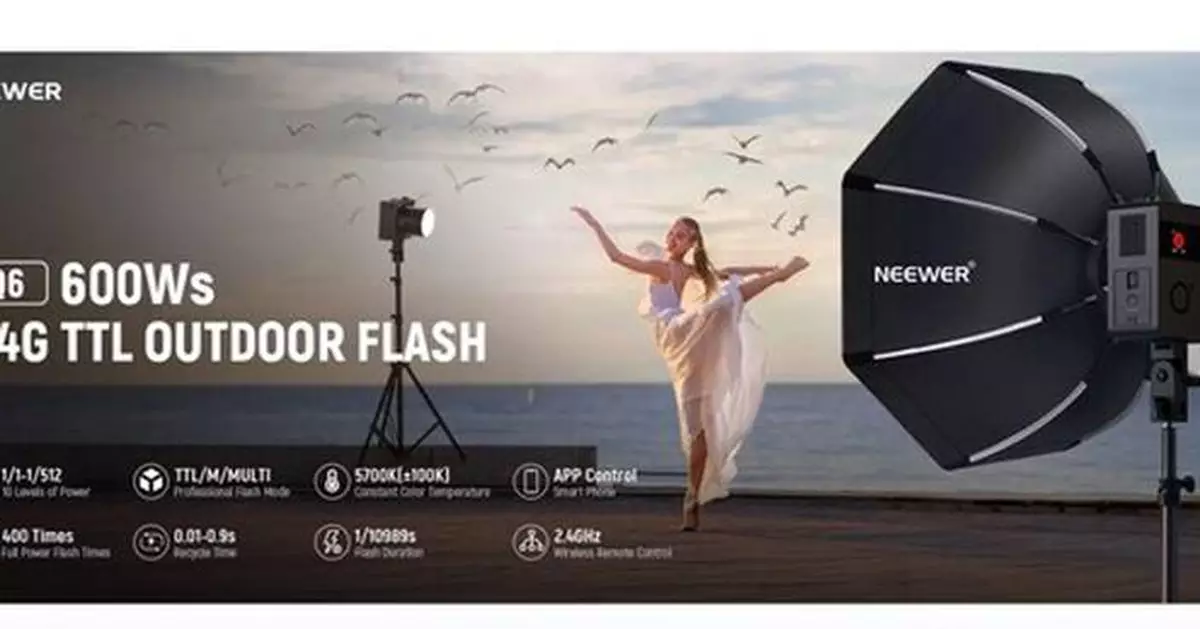 NEEWER Q6 600Ws Outdoor Studio Flash Launches Exclusively Online June 20th