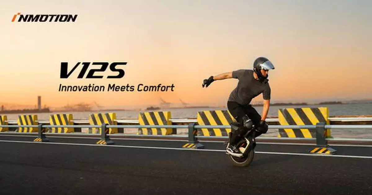 INMOTION Launches the All-New V12S Electric Unicycle, Redefining Intelligent and Free Urban Mobility