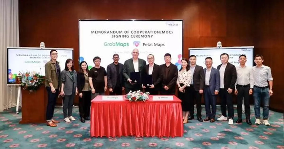 Petal Maps and GrabMaps Sign Memorandum of Cooperation (MoC) to Deepen Mapping Data Partnership and Enhance Overseas Travel Experience