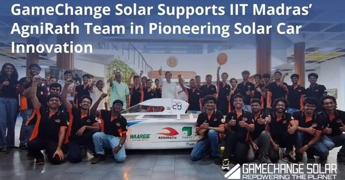 GameChange Solar Supports IIT Madras' AgniRath Team in Pioneering Solar Car Innovation