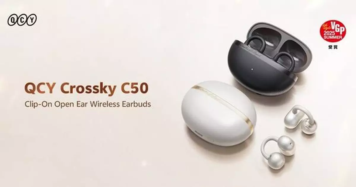 QCY Crossky C50 Delivers Immersive Sound and All-Day Comfort in a Stylish Open-Ear Design