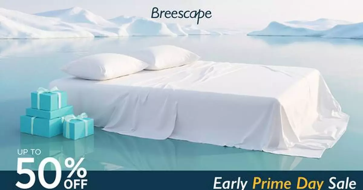 Breescape Launches Early Prime Day Sale with Award-Winning Cooling Bedding