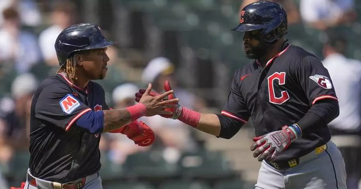 Carlos Santana homers to help the Guardians top the White Sox 4-2 in doubleheader opener