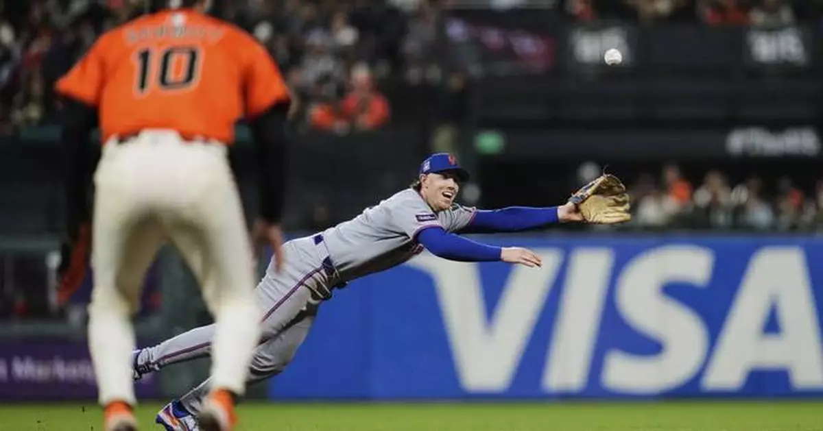 Francisco Lindor homers, leading Mets past Giants 8-1 for fifth straight win