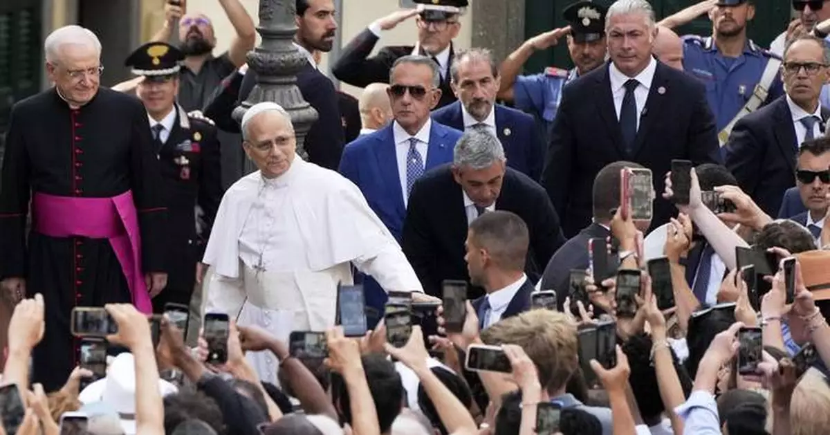 Pope celebrates Mass in parish church with special ties to his Augustinian order