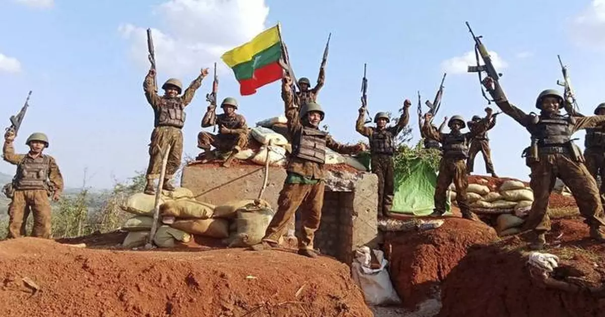 Myanmar military recaptures strategic town from rebels after a year, government says