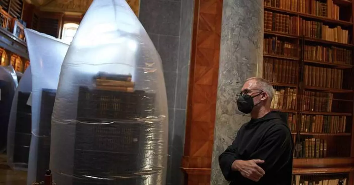 Hungary's oldest library is fighting to save 100,000 books from a beetle infestation