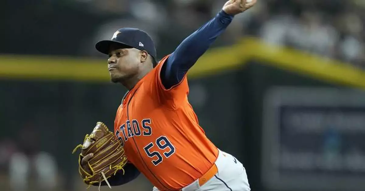 Valdez stretches winning streak to 10, Astros rally to beat Diamondbacks 3-1
