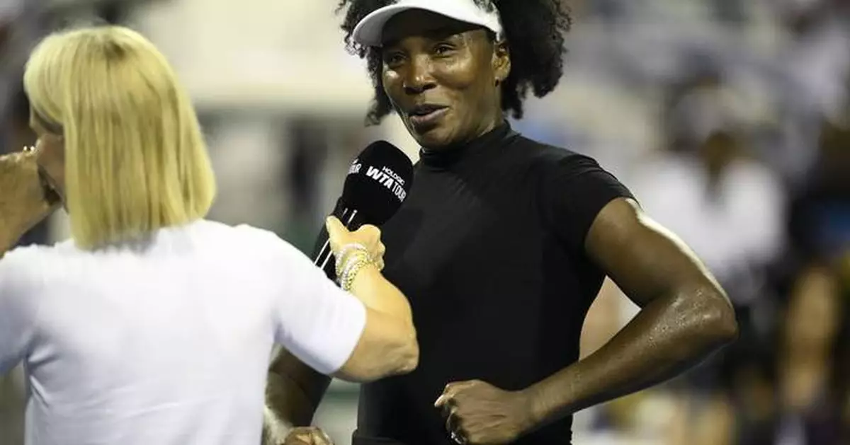 Venus Williams says she is engaged to Andrea Preti after her first singles win in 16 months