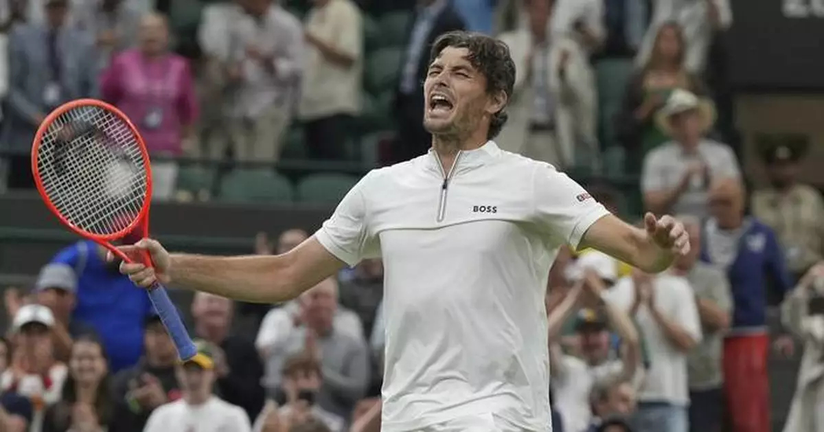 Taylor Fritz gets through another late-night five-setter to reach 3rd round at Wimbledon