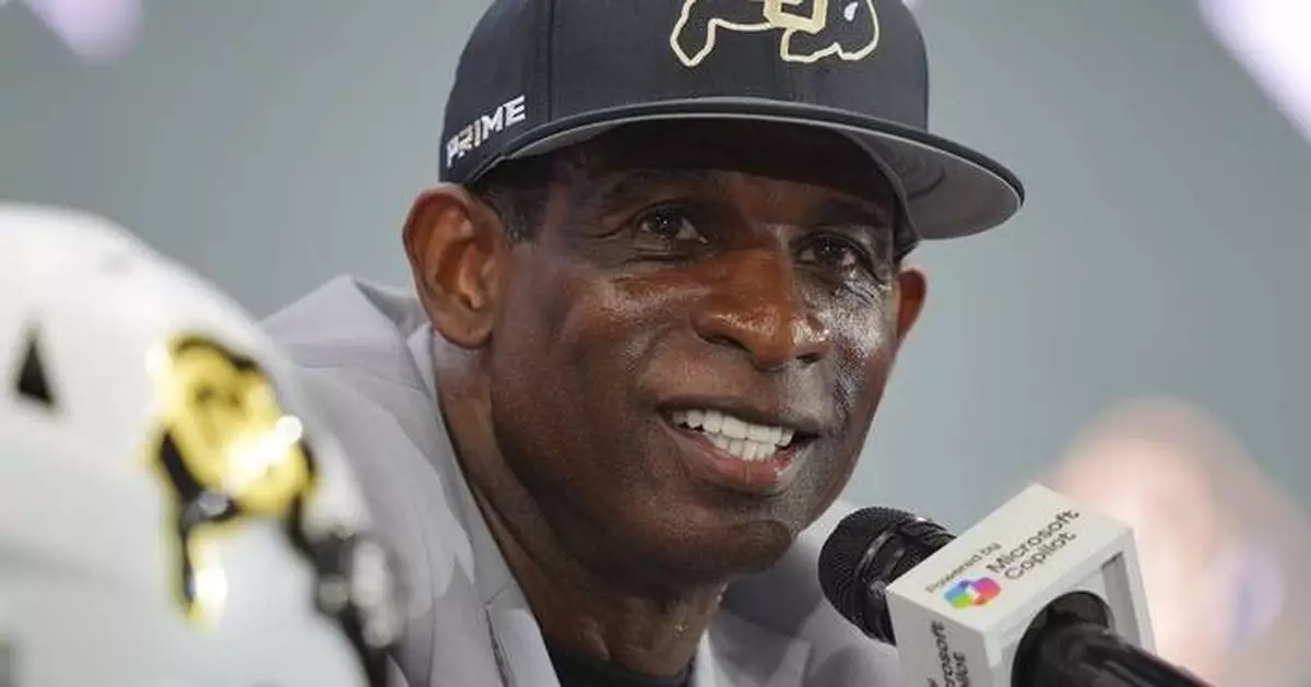 Colorado coach Deion Sanders declines to address health issues at Big 12 media days