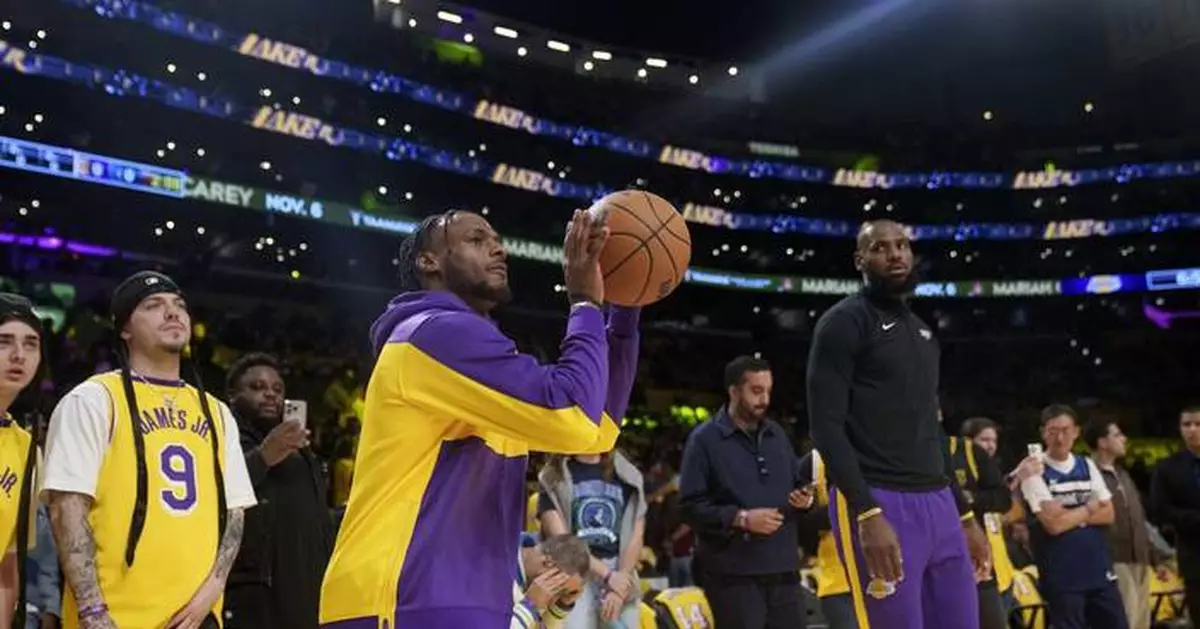 Bronny James says he doesn't follow rumors around LeBron while preparing for 2nd season with Lakers
