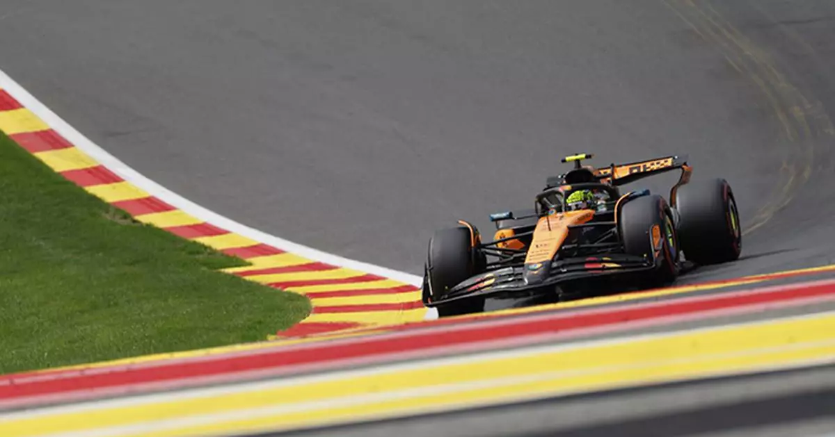 Norris takes pole for F1's Belgian Grand Prix after Verstappen wins sprint