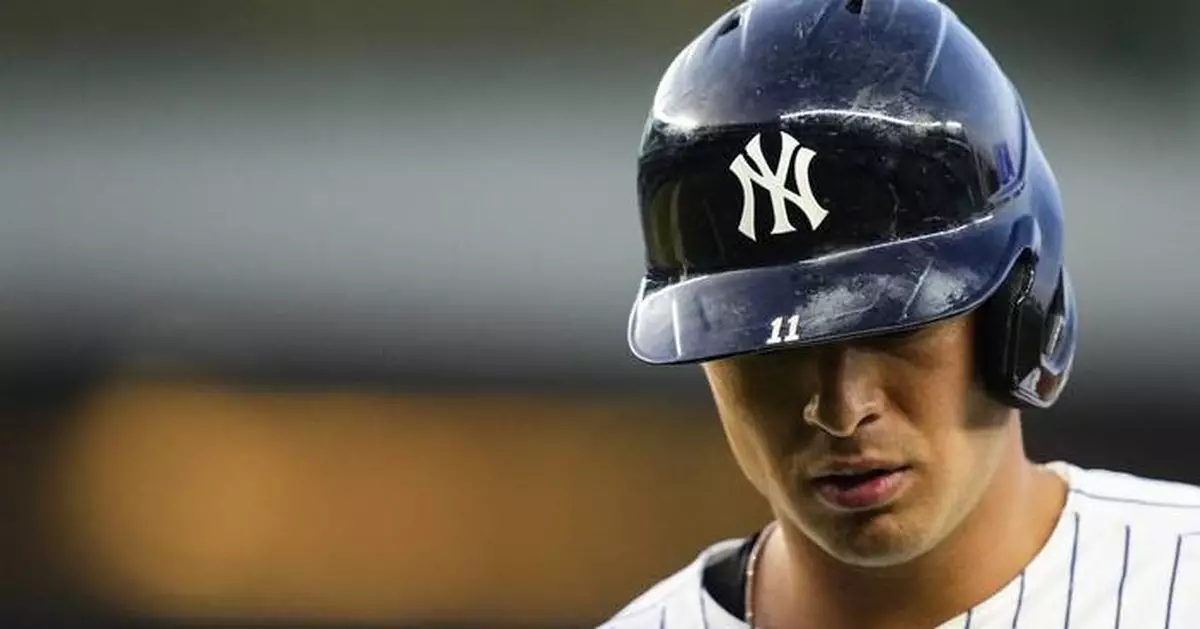 Yankees SS Anthony Volpe makes 12th error in loss at Toronto, tying him for most in AL