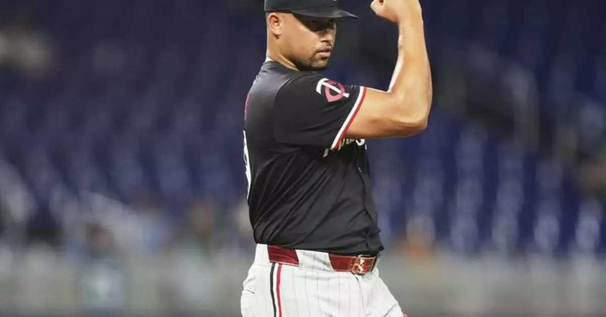 Twins snap Marlins' eight-game winning streak with 2-1 victory