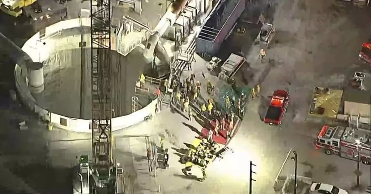 Workers raced for miles in the dark to escape being trapped after tunnel collapsed in Los Angeles