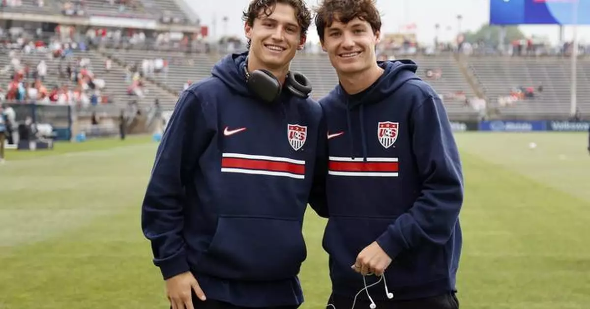 Years after learning soccer in their basement, brothers Brenden and Paxten Aaronson both play for US