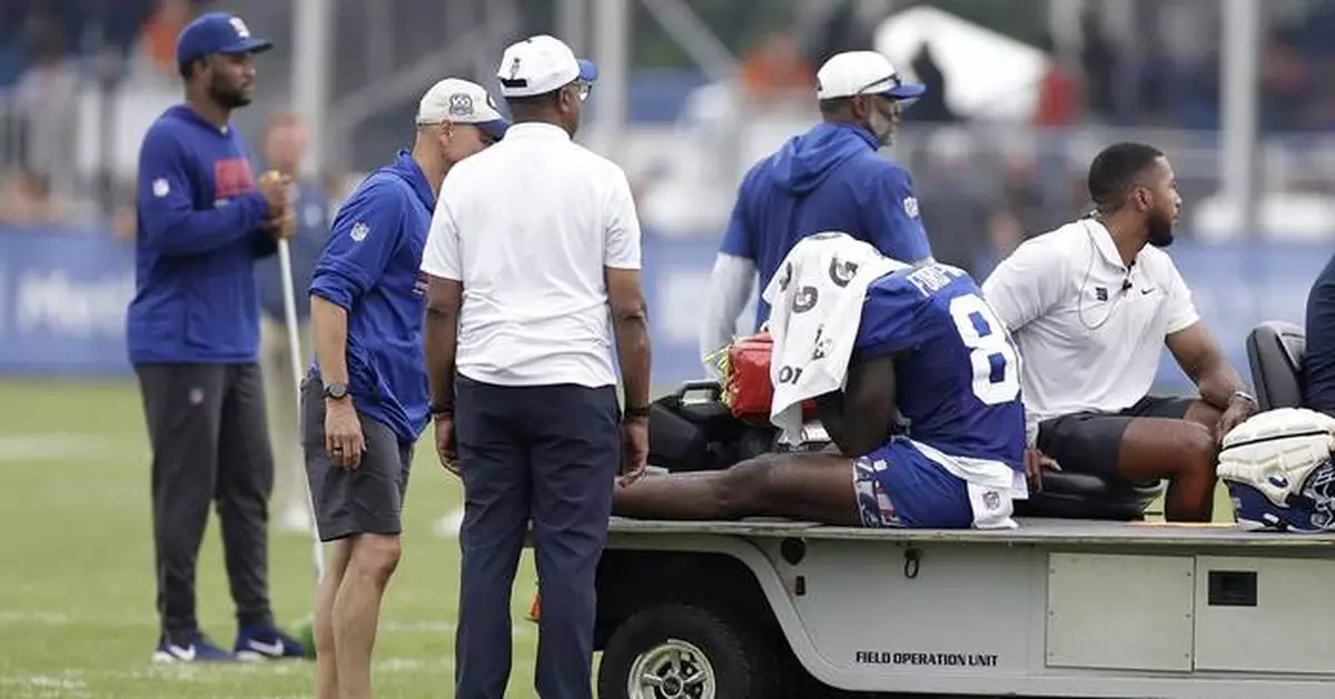 Giants place Bryce Ford-Wheaton on injured reserve after torn Achilles tendon, sign Gunner Olszewski