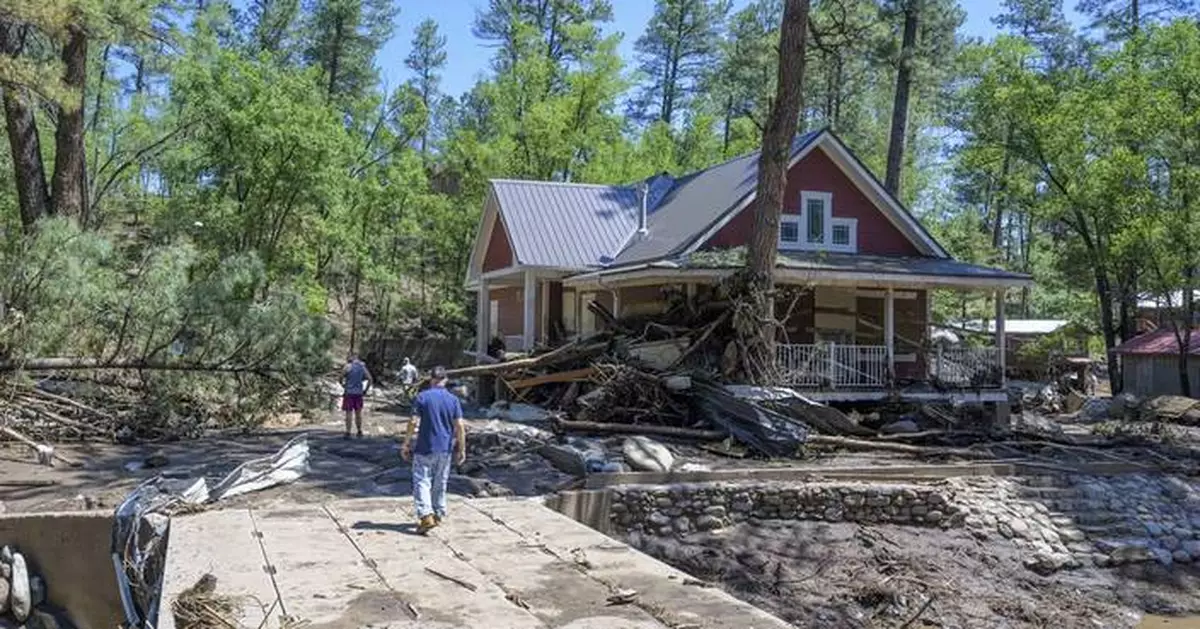 Flash flooding that killed 3 leaves New Mexico village heartbroken, anxious as cleanup begins