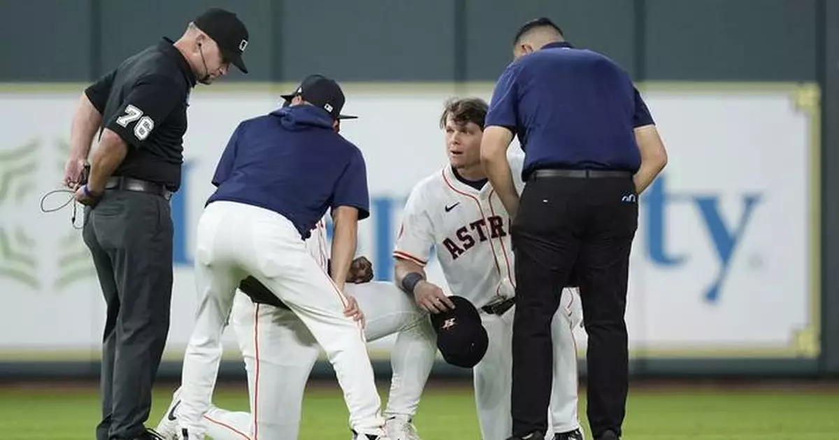 Houston's Jake Meyers exits game after pregame calf injury