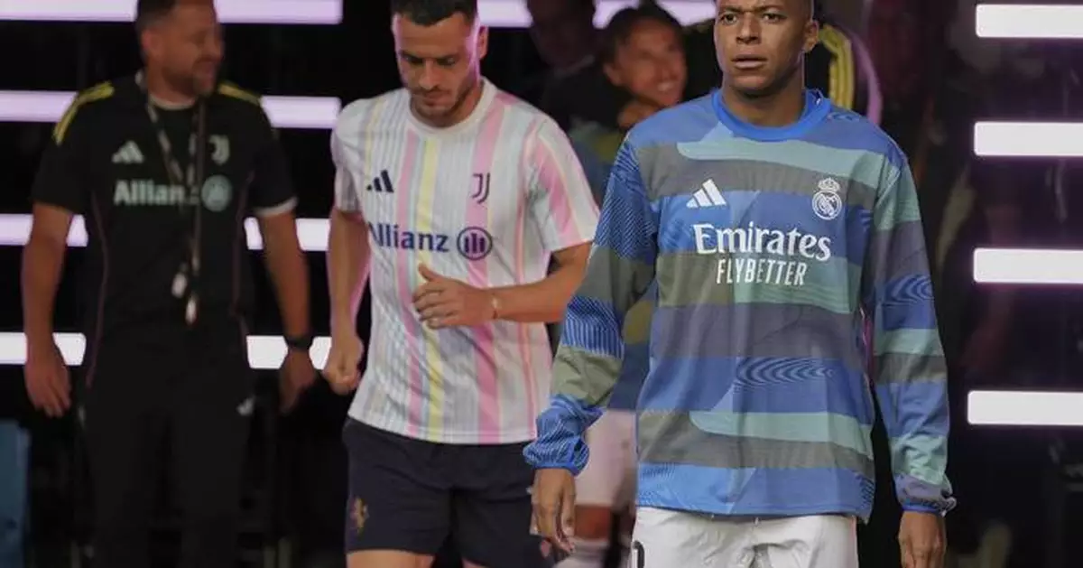 Kylian Mbappé makes his Club World Cup debut in Real Madrid's win over Juventus