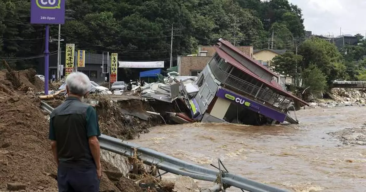 Heavy rains in South Korea leave 17 dead and 11 others missing