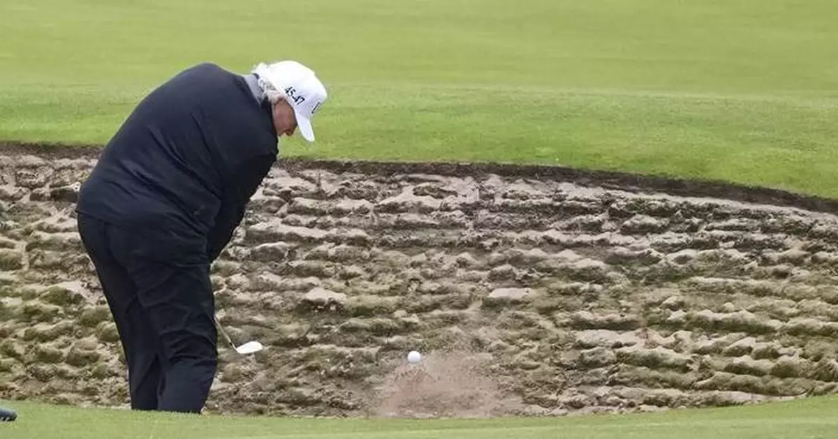 Trump once decried the idea of presidential vacations. His Scotland trip is built around golf