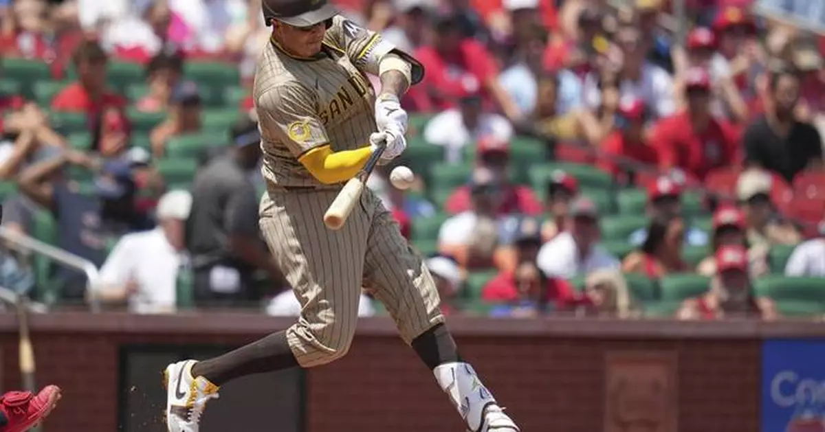 Manny Machado has 4 hits, 2 doubles as Padres beat Cardinals 9-2