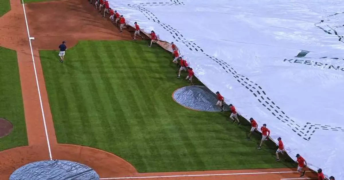 Reds and Red Sox suspended because of rain, will finish as part of day-night doubleheader Wednesday