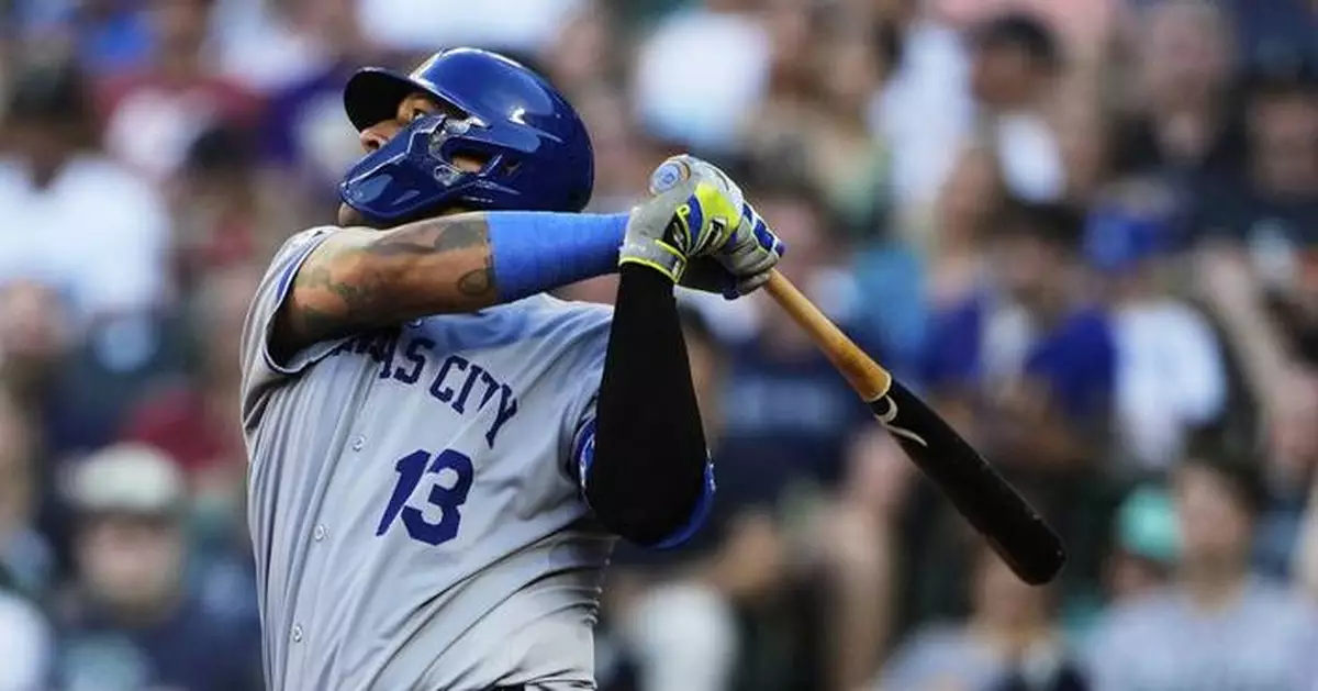 Perez’s 2-run double keys Royals over Mariners 6-3 for 2nd win in 10 games