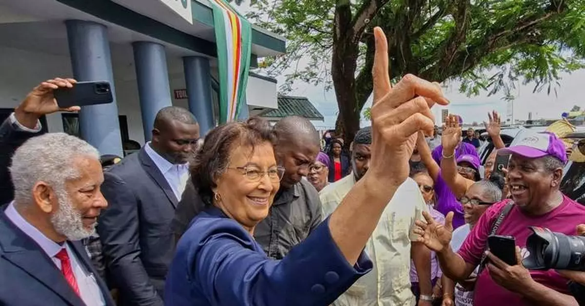 Suriname's parliament elects the country's first female president amid economic turmoil