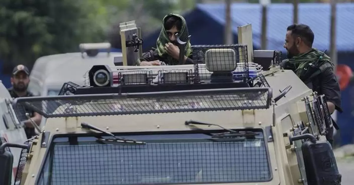 India says its troops killed 3 suspected militants in Kashmir fighting