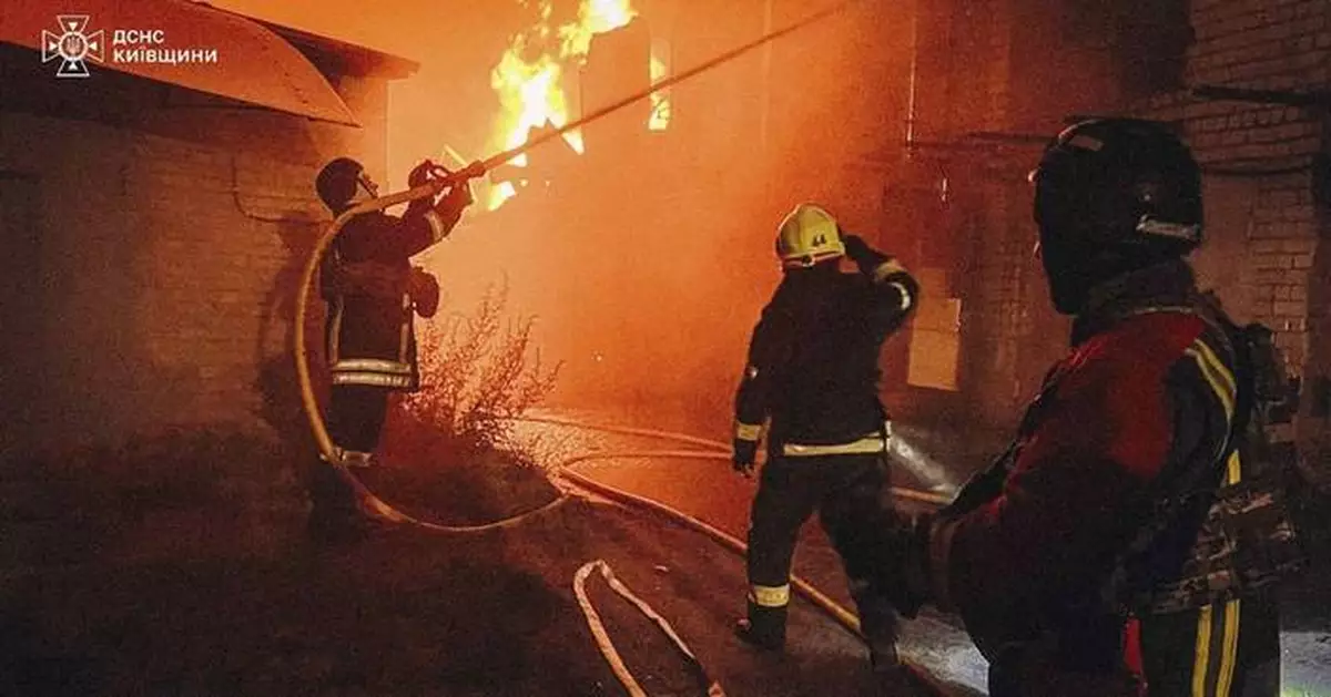 Russia launches largest missile and drone barrage on Kyiv since war in Ukraine began