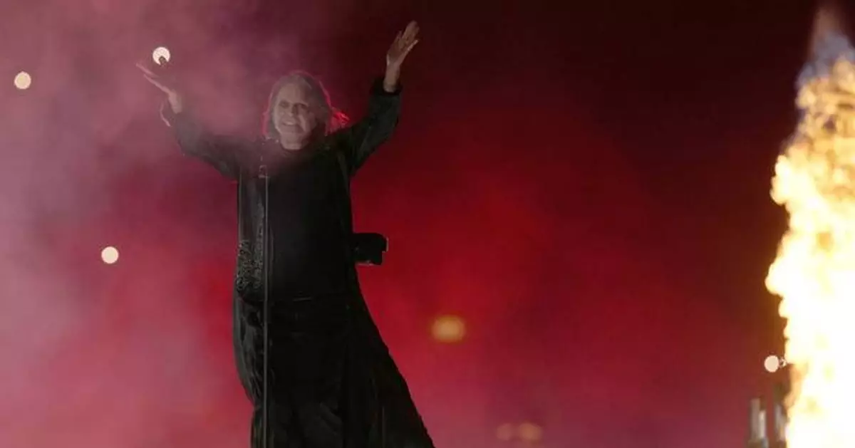 Ozzy Osbourne says farewell to live performance with a hometown show for 40,000 fans