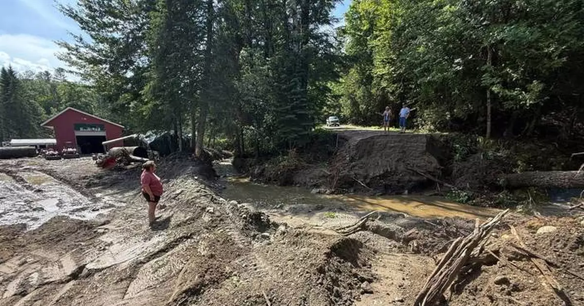 Flash floods once again hit Vermont, damaging homes and roads