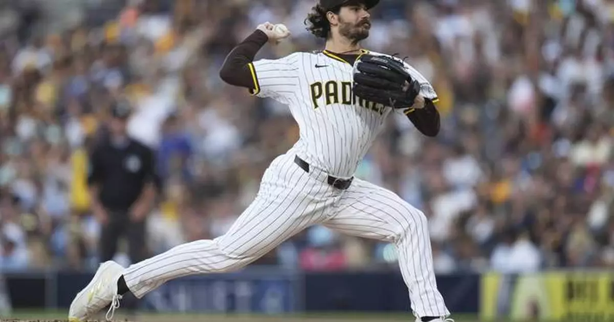 Padres right-hander Cease hit in back of head with 1-hopper, stays in game