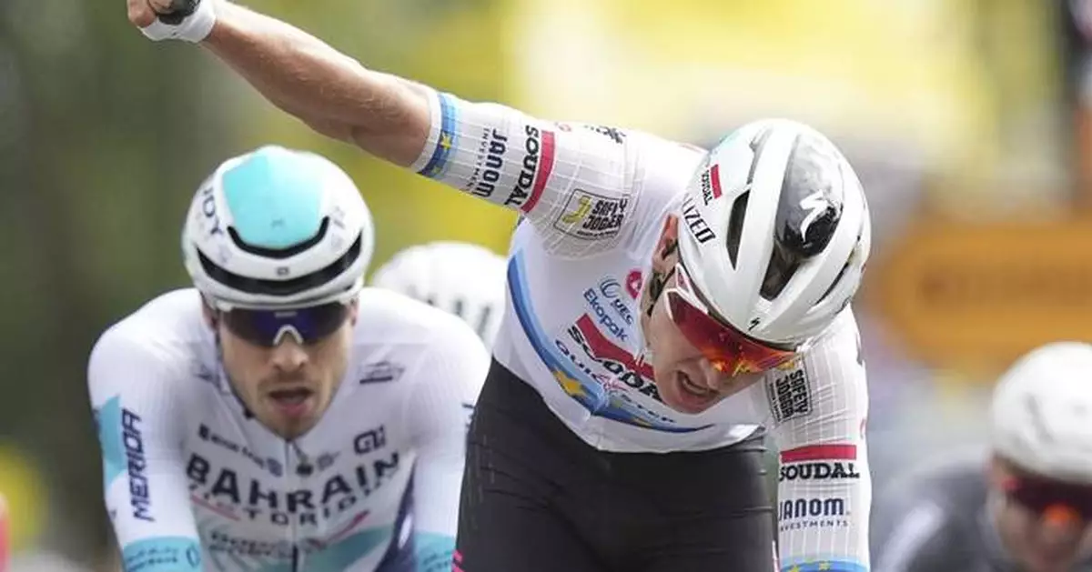 Tour de France: Belgian rider Merlier wins third stage but Philipsen abandons