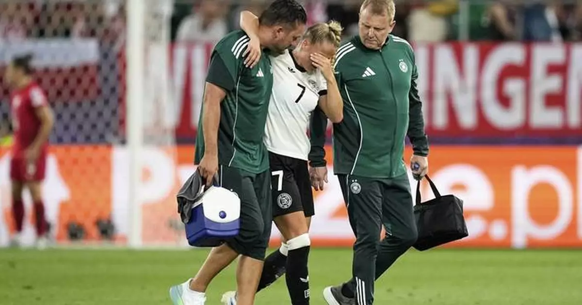 Germany captain Giulia Gwinn injured in Euro 2025 opener against Poland