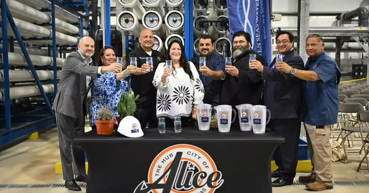 Seven Seas Water Group and City of Alice Celebrate Commissioning of State’s First Public-Private Brackish Water Desalination Plant