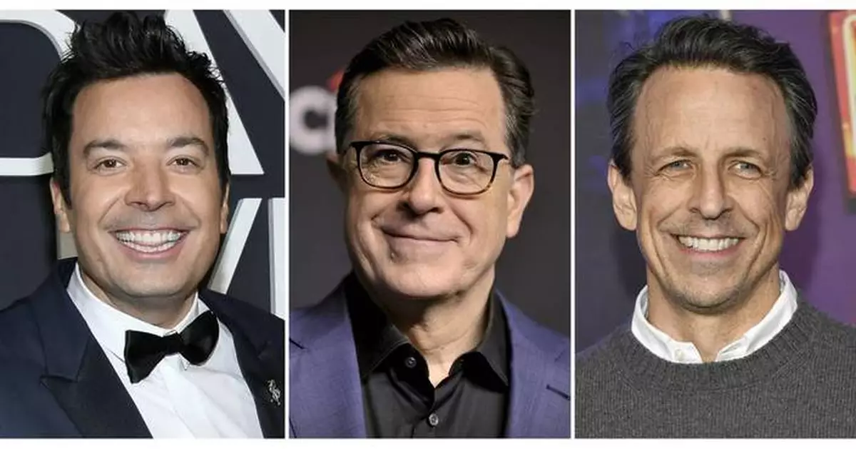 Stephen Colbert gets solidarity from fellow late-night hosts after cancellation news