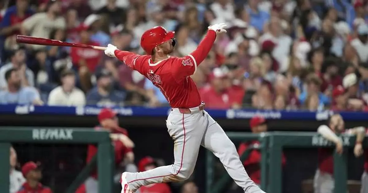 Ward's go-ahead homer leads Angels past Phillies 6-5