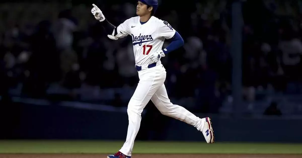 Shohei Ohtani homers in fifth consecutive game, tying a Los Angeles Dodgers franchise record